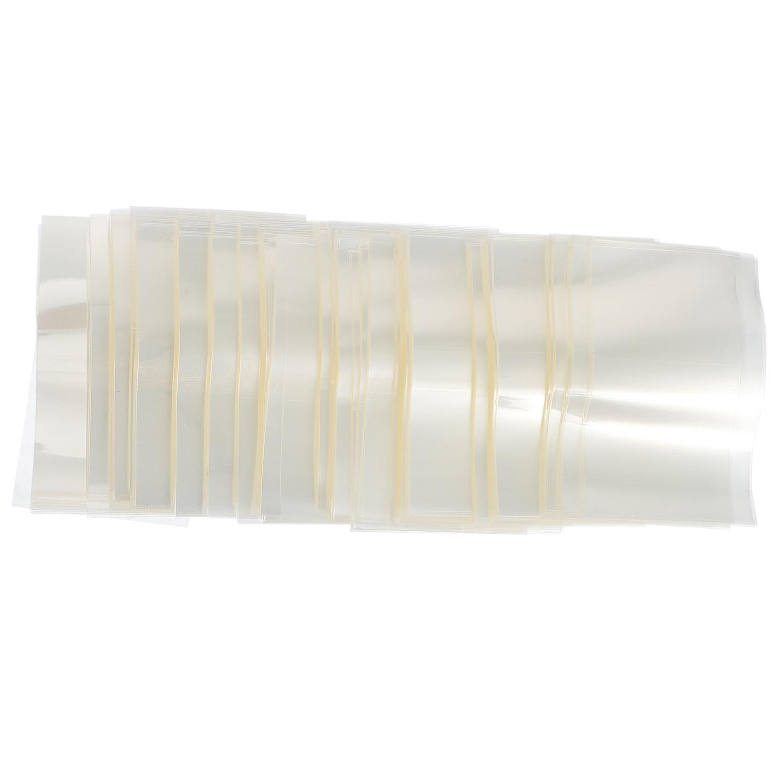 Clear Shrink Wrap Bag for Bottle Storage Made of Soft PVC Film Beige Color 400pcs