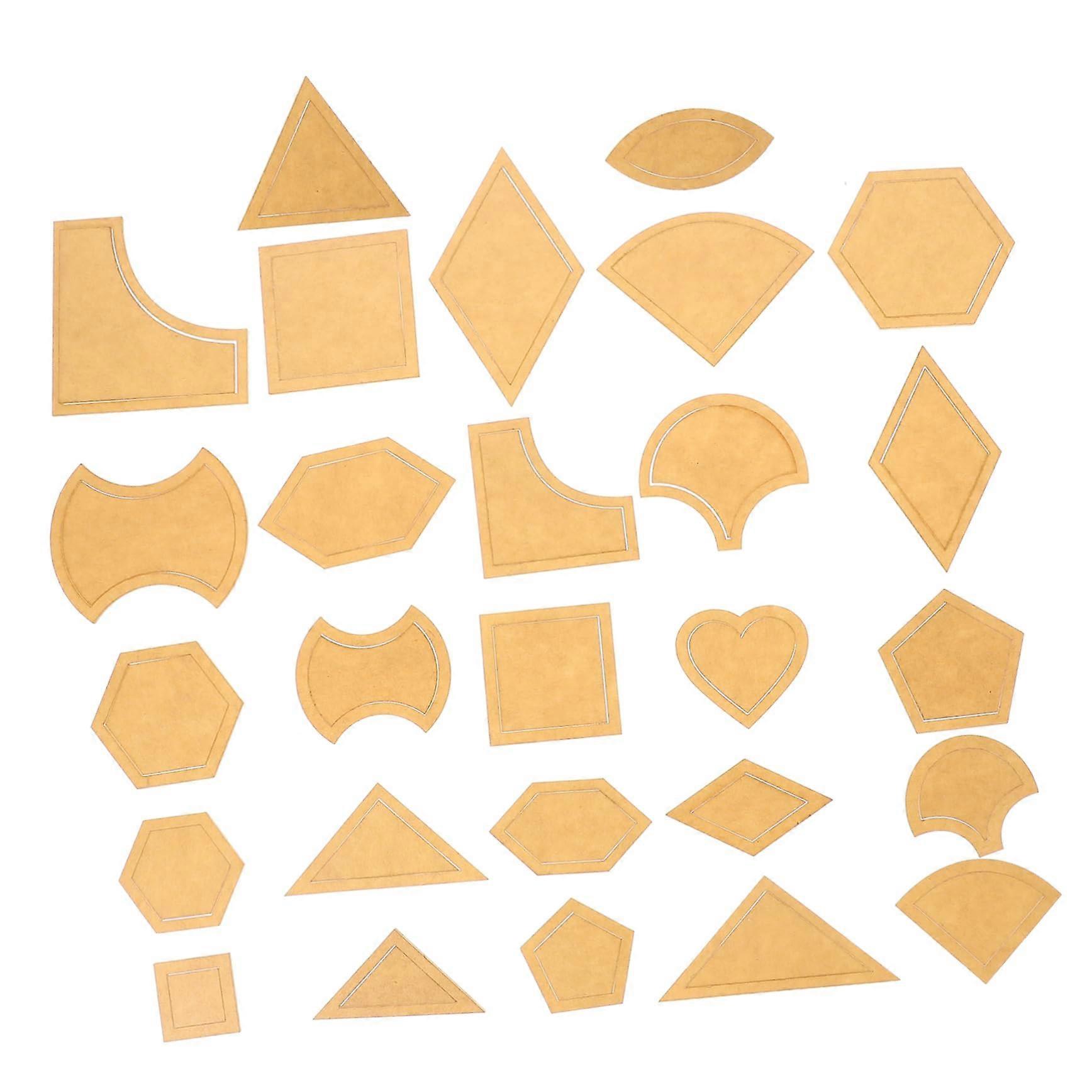 Acrylic Quilt Templates 27 Sets Patchwork Rulers Quilt Shapes for Precise Cutting and Crafting Projects