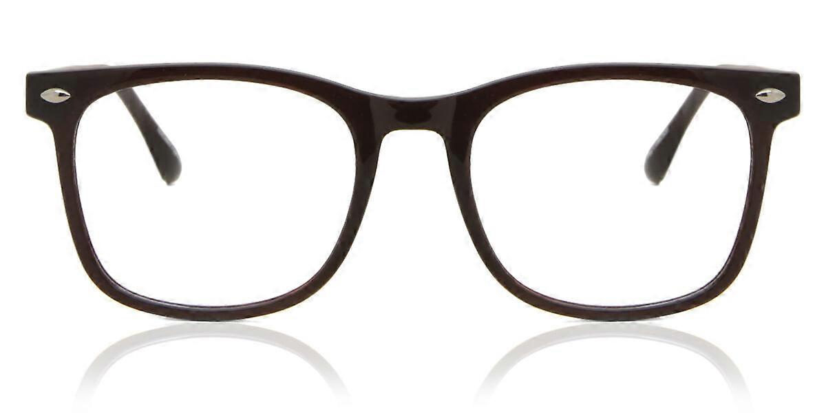 Full Rim Square Brown SmartBuy Collection Cest CP112E Fashion Unisex Eyeglasses