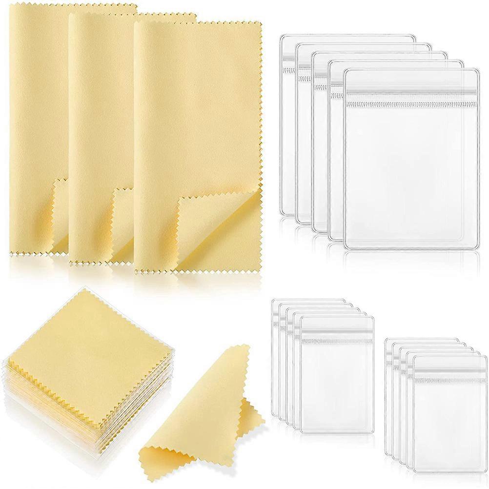 Earring Storage Bag Featuring Multi-Function Cleaning Cloth for 1Set