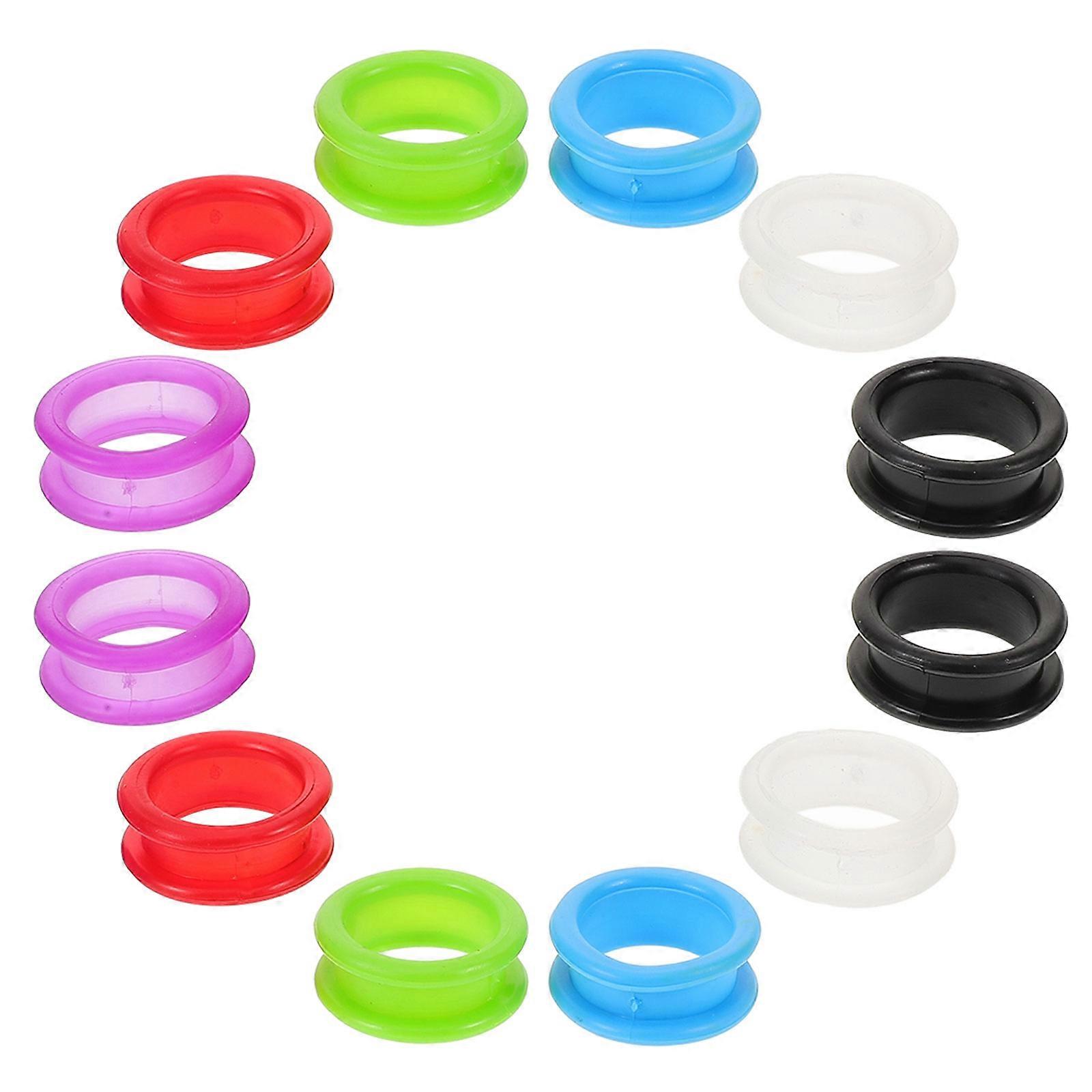 Silicone Scissors Finger Rings for Hairdressing & Pet Grooming – Flexible, Durable Thumb Inserts for Hair Cutting Shears – Professional & Home Use