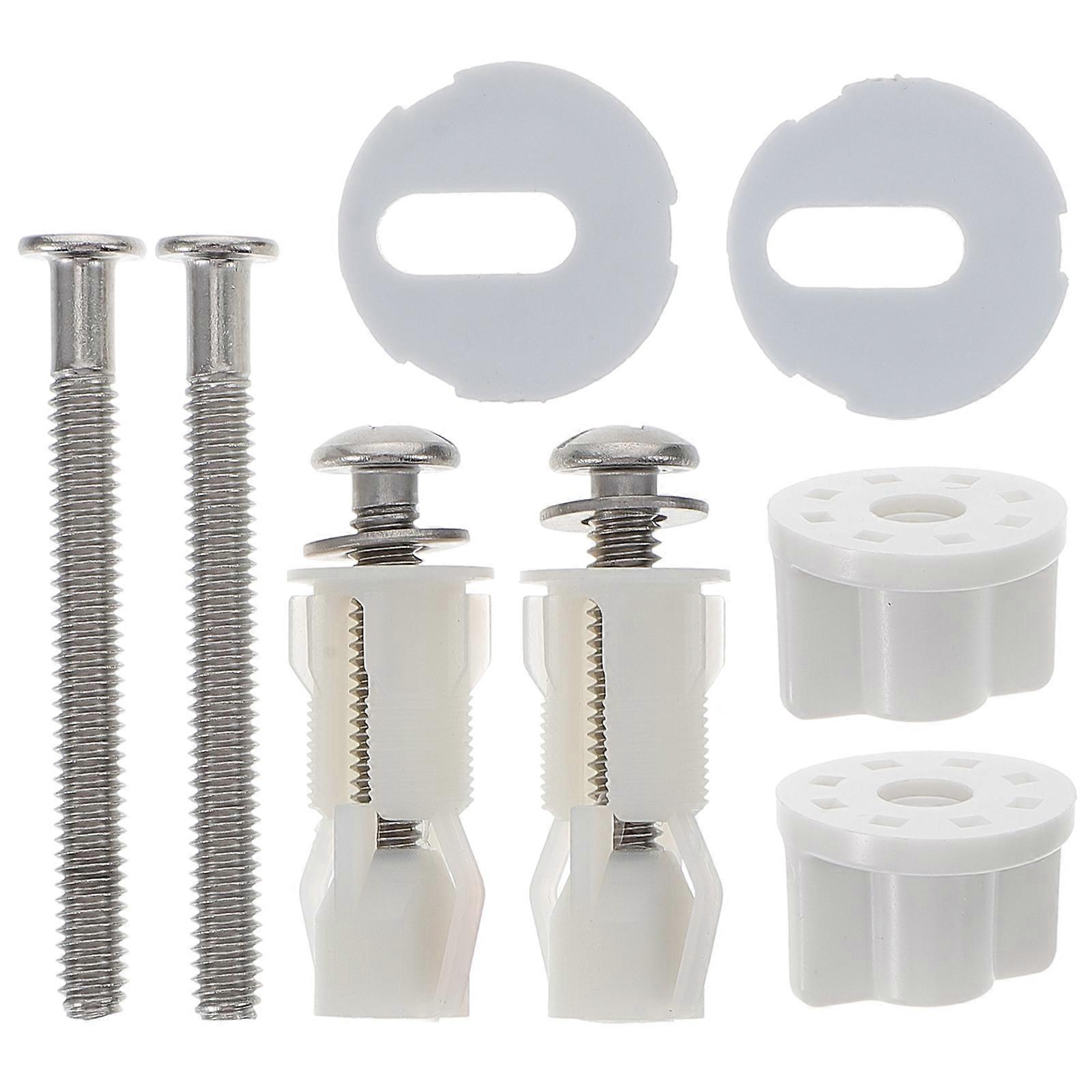 Parece que se está refiriendo a un **kit de pernos y tornillos de expansión para asientos de inodoro**, un conjunto de hardware que se utiliza para instalar de forma segura un asiento de inodoro en un