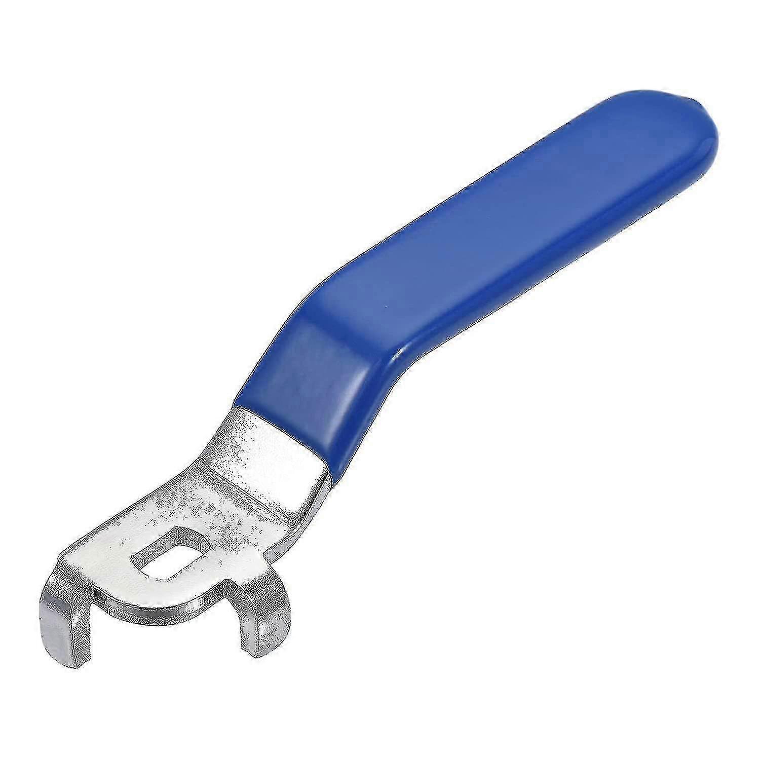 Lever Handle Iron Chrome Plated Quarter Turn with Plastic Grip for DN25 Ball Valve Replacement - Blue