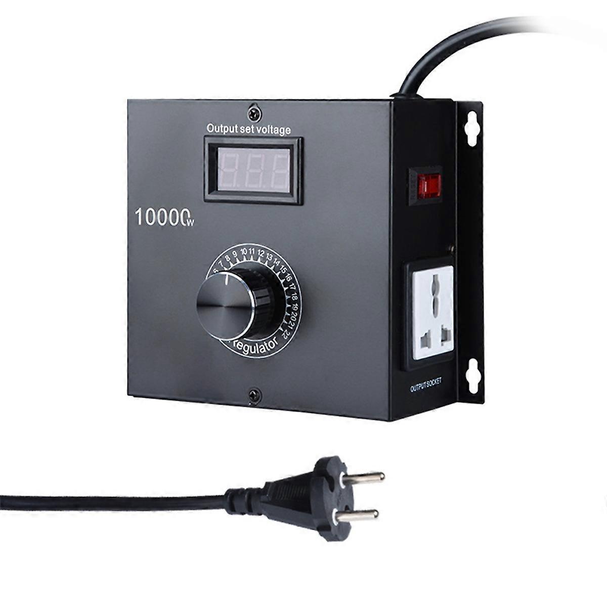 10000W SCR AC Variable Speed Controller, Fan and Motor Speed Control 120V-220V AC, 22A, Ideal for E