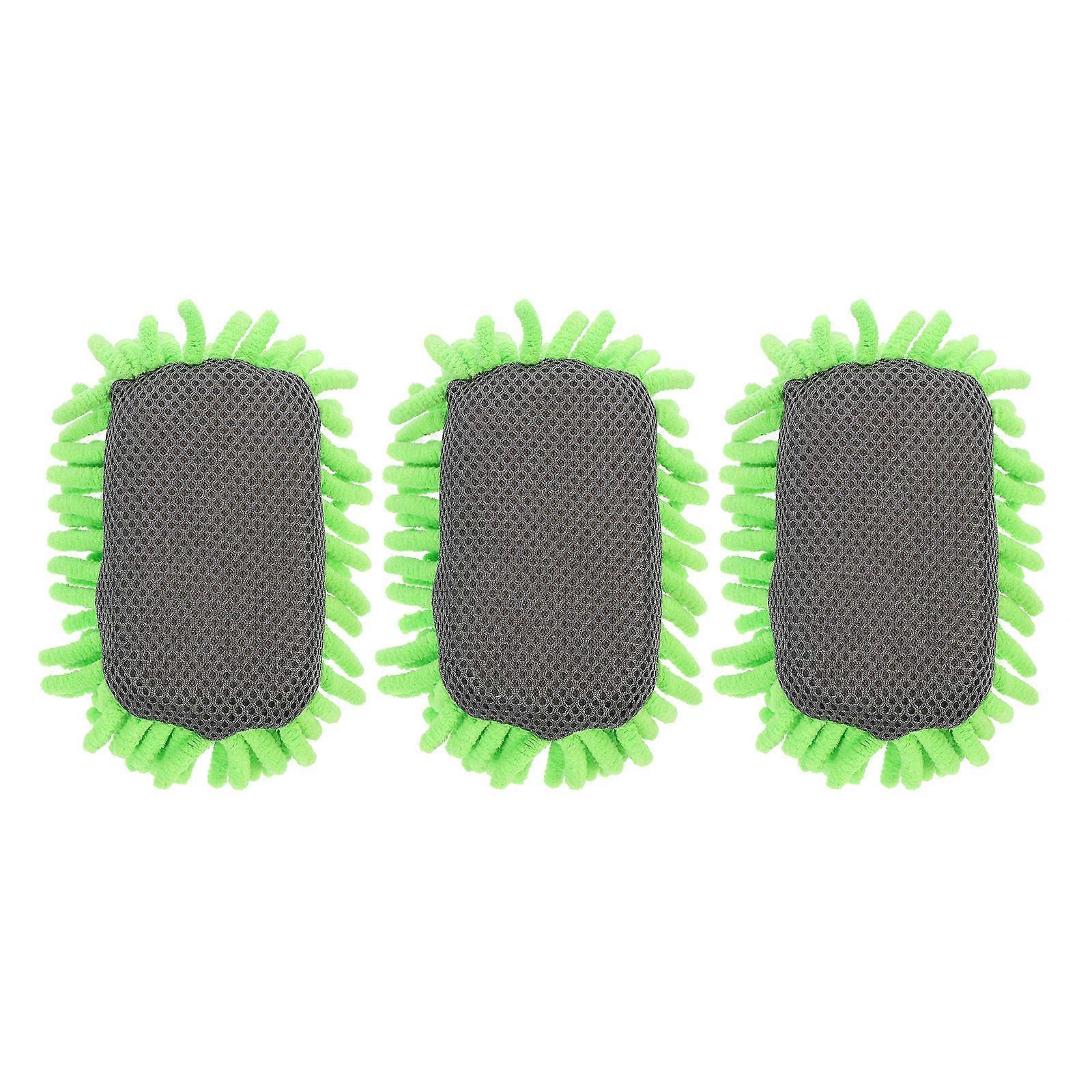 3pcs Chenille Cleaning Sponge Whiteboard Eraser for School Office – Washable, Easy to Hold, Compact Design for Chalkboard and Whiteboard Cleaning