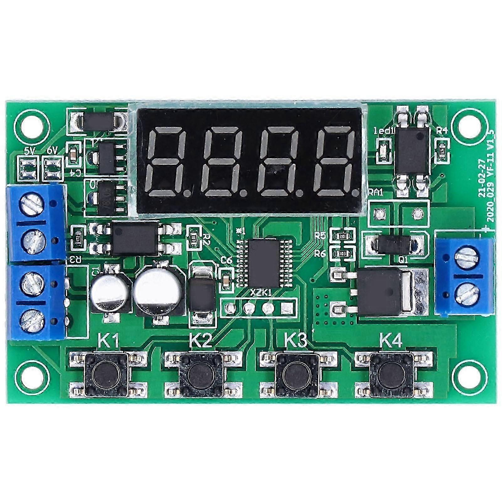 Relay Module 32 Functions Safe Reliable Digital Delay Timer Control Switch for DC Motors
