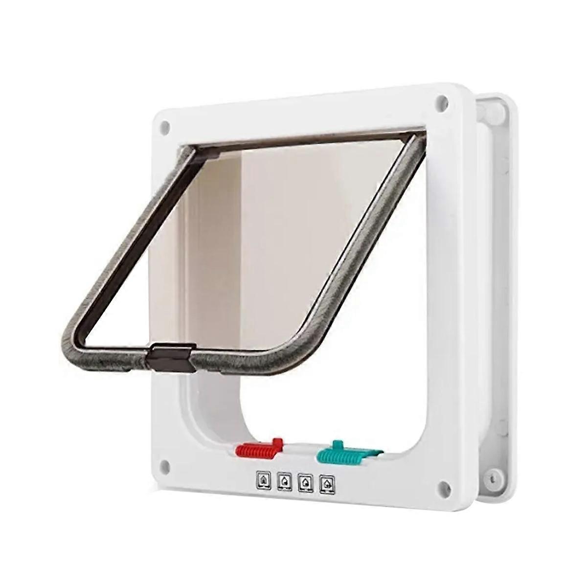 Dog Cat Flap Door with 4 Way Security Lock Flap Door XL