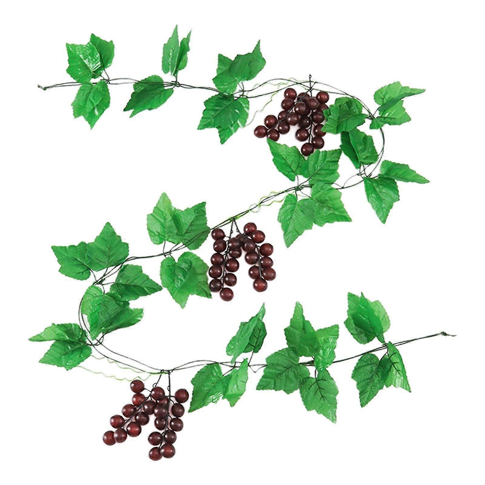 230cm Artificial Grape Vine Wall Rattan Kit Decoration for Bedroom Accessory