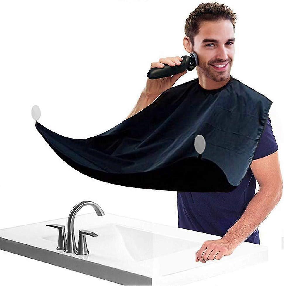Beard Catcher - Large Beard Shaving Apron with Suction Cups - Unique Gifts for Men Dad Grandpa Trimming