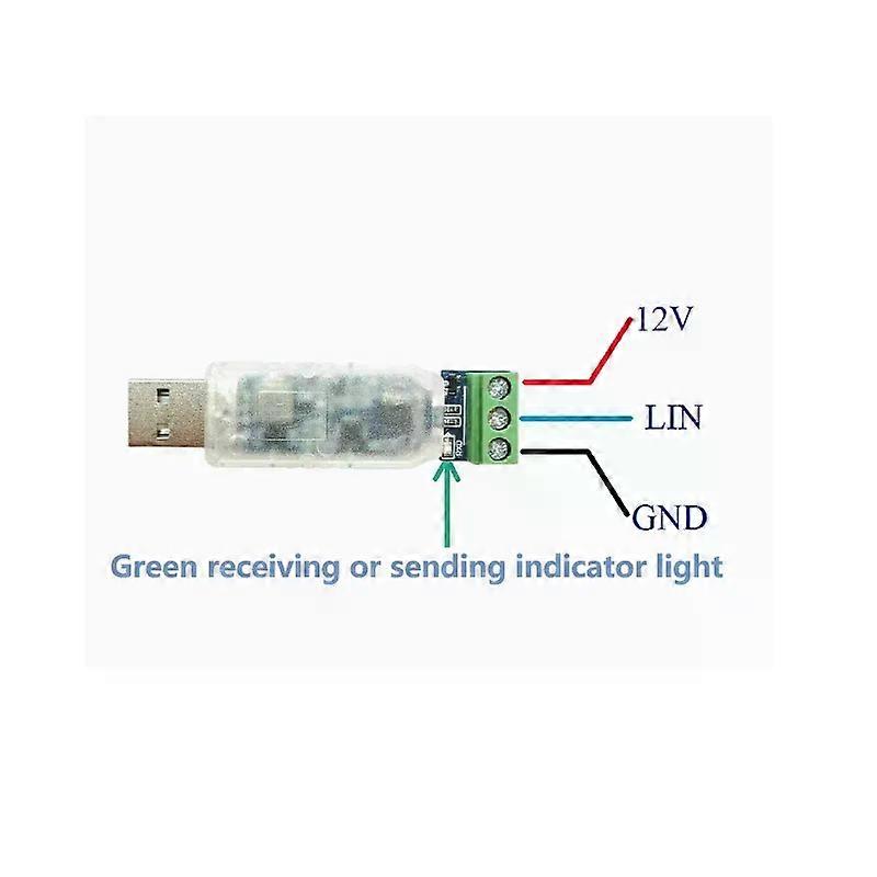 LIN bus analysis controller/USB to LIN debugger/LIN bus analyzer