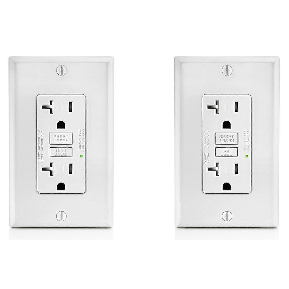 GFCI Outlet 20A, GFI Electrical Receptacle with LED Indicator