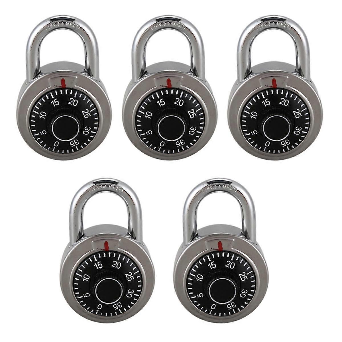 Master Coded Lock 50mm With Round Fixed Dial Combination Padlock