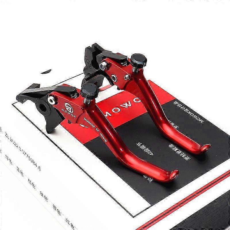 Suitable for a certain brand 450NK 450SR 22-24 years modified aluminum alloy short two or three finger brake handlebar horns