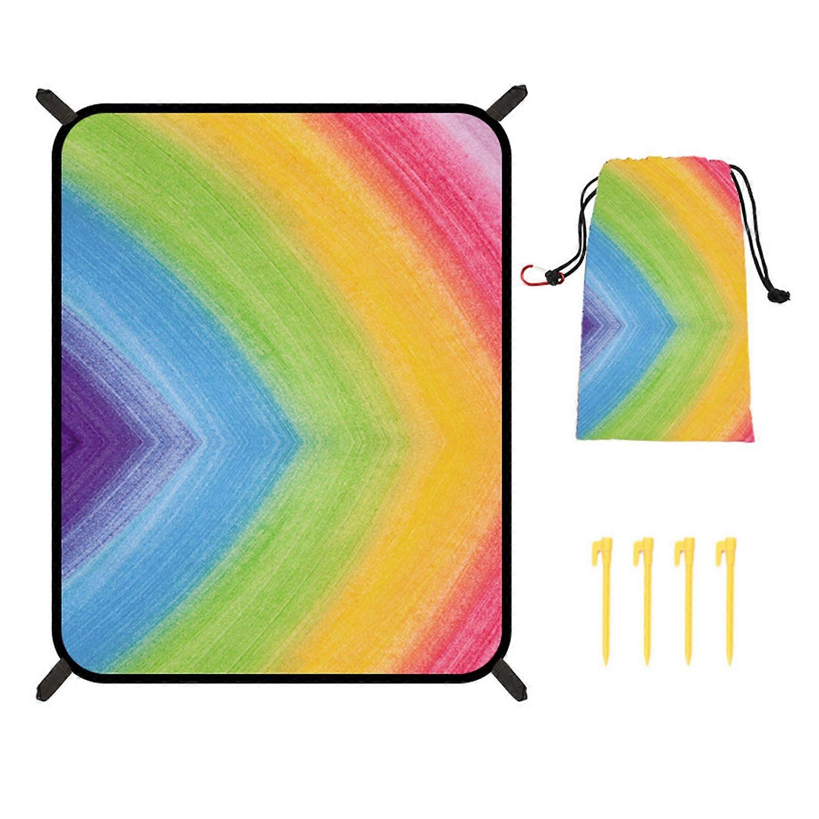 Spacious beach blanket, large capacity, picnic pad, lightresistant blanket, easy to carry, camping, practical mat, mattress Ref: 9987