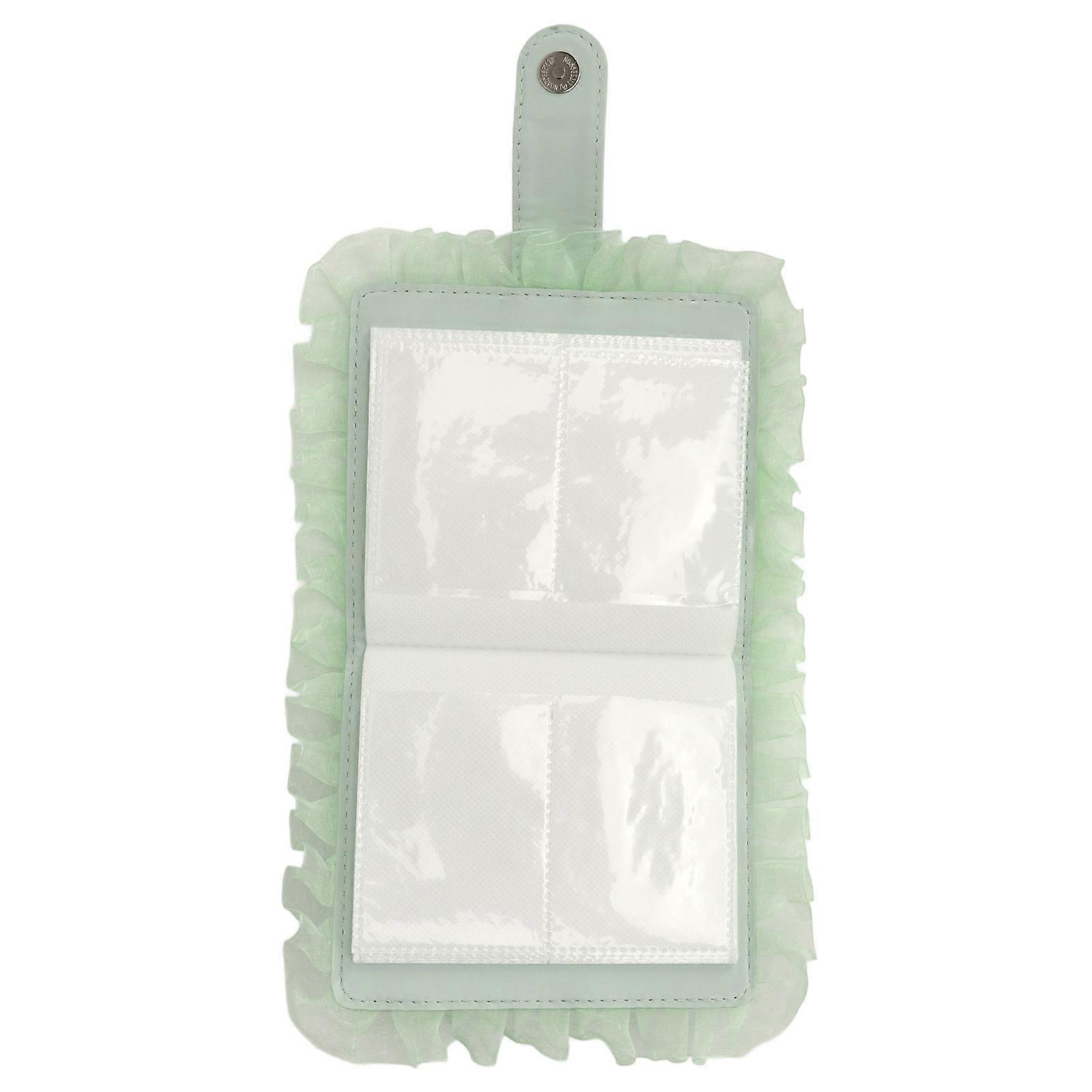 Mini Film Photo Album Book 64 Pockets Universal for Polaroid Mini12 11 9 8 Instant Camera 3in Picture Name Card Holder Green