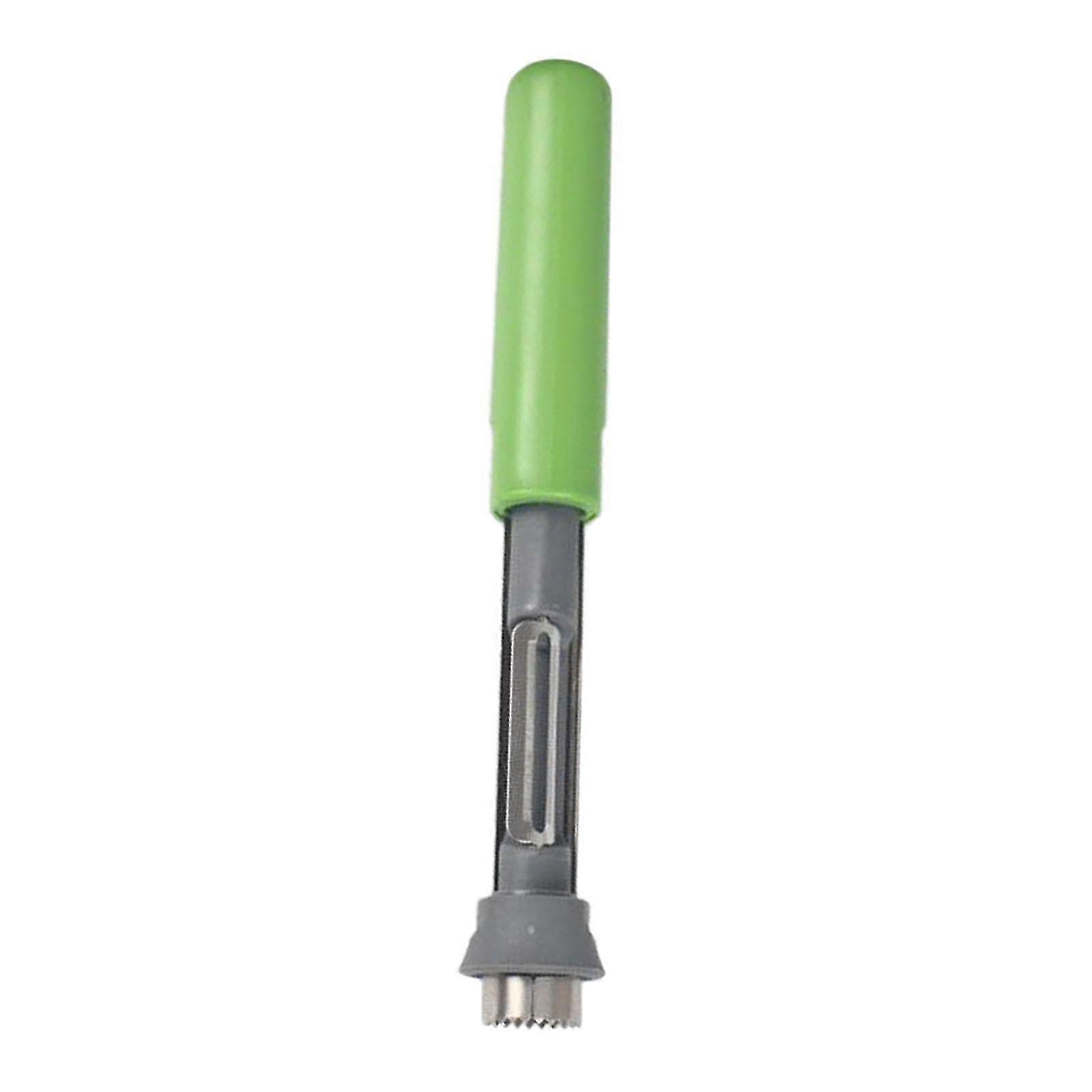 Portable Fruit Corer and Remover Kitchen Tool Easy to Use and Clean Grey Green