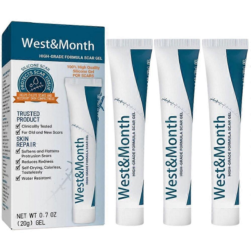 جل إزالة الندبات كريم قوي الفعالية غير المهيج لأقسام علامات التمدد الحروق الجراحية حب الشباب