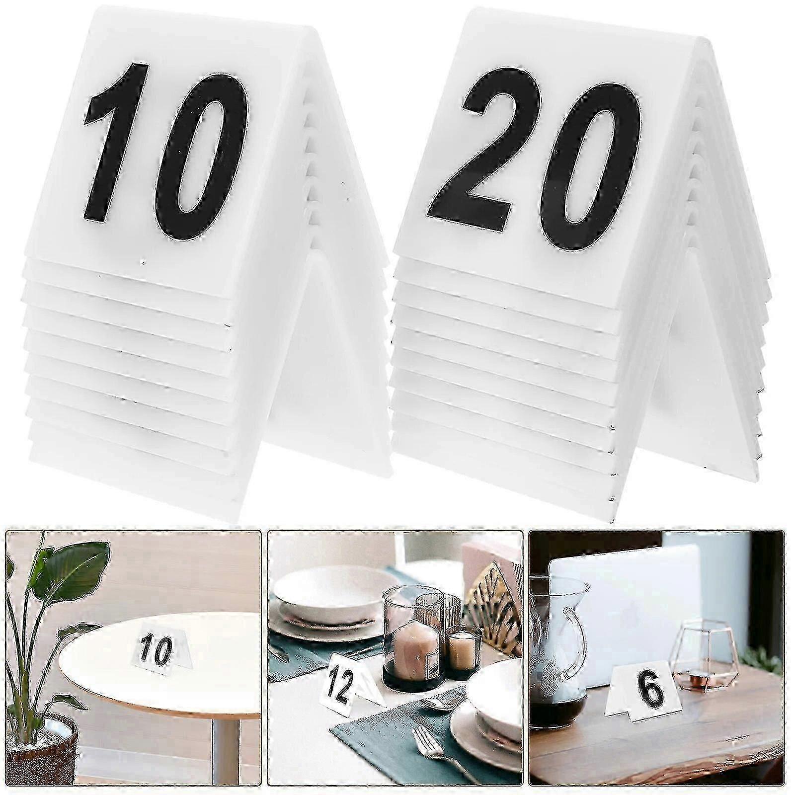 Evidence Markers Crime Scene Tents 1-20 Number Id Markers for Party Decorations