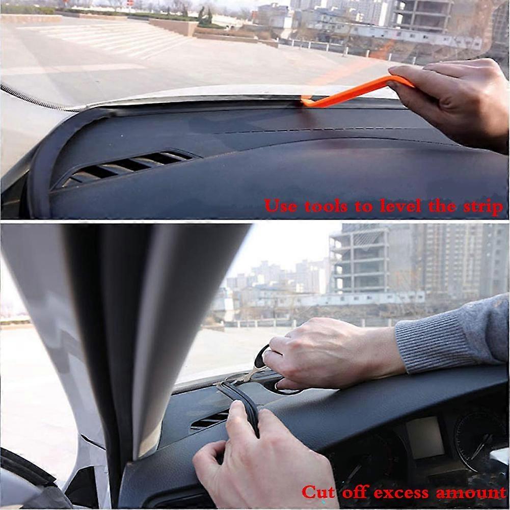Universal Black Car Truck Mirror Interior Rear View Mirror with Suction Cup Rearview Mirror