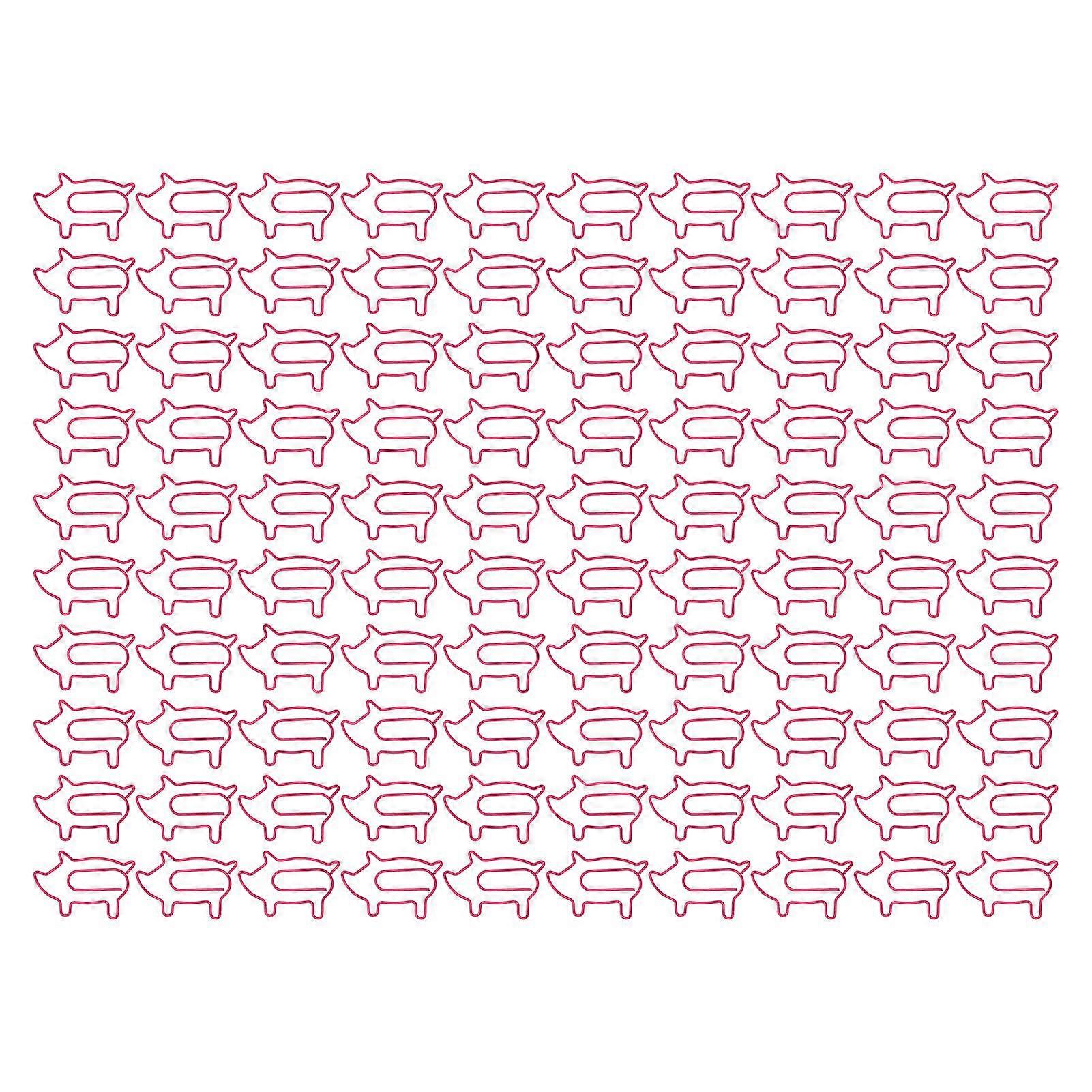 2025 Latest Model  100PCS Paper Clips Cute Appearance Slip Resistant Rust