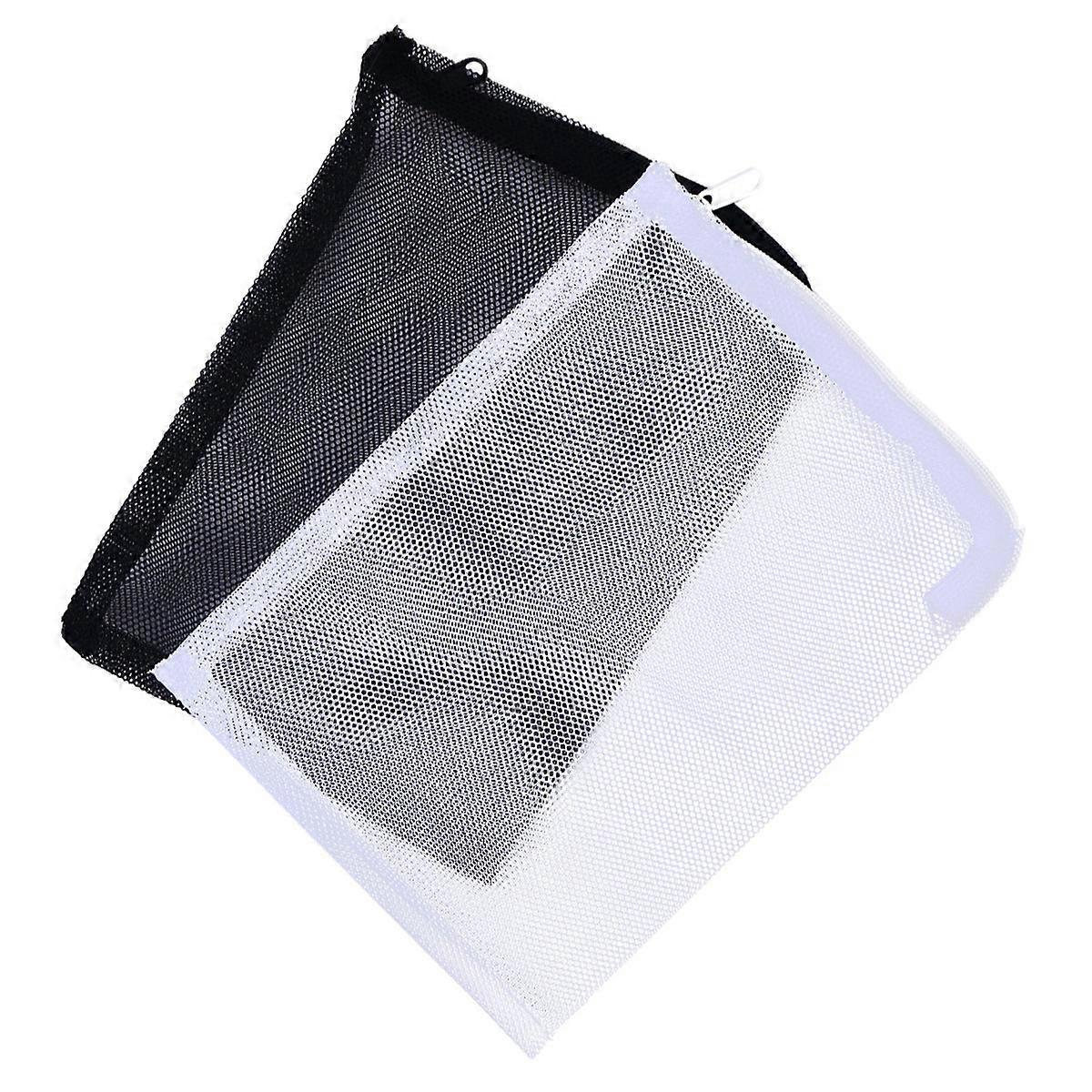 Mesh Bag Aquarium Media White and Black Prevent Media Entering System 15x20cm 20Pcs