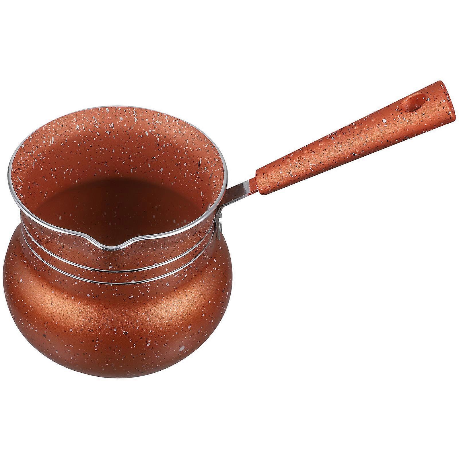 Non Stick Milk Pot Mini Coffee Saucepan Multi Function Portable Heating Easy Clean Kitchen Cookware