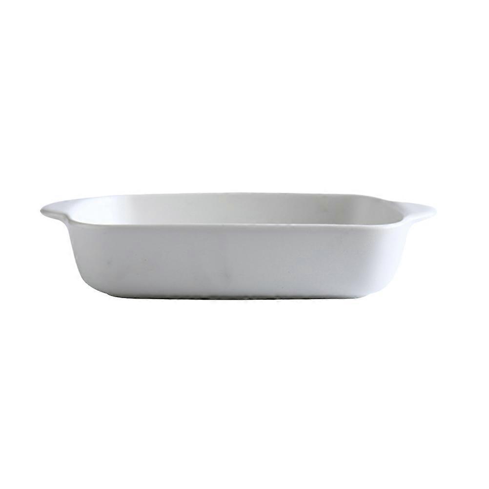 Microwave Safe Casserole Ceramic Baking Dish Pan With Handles 23.00x13.00x5.00cm 1Pack