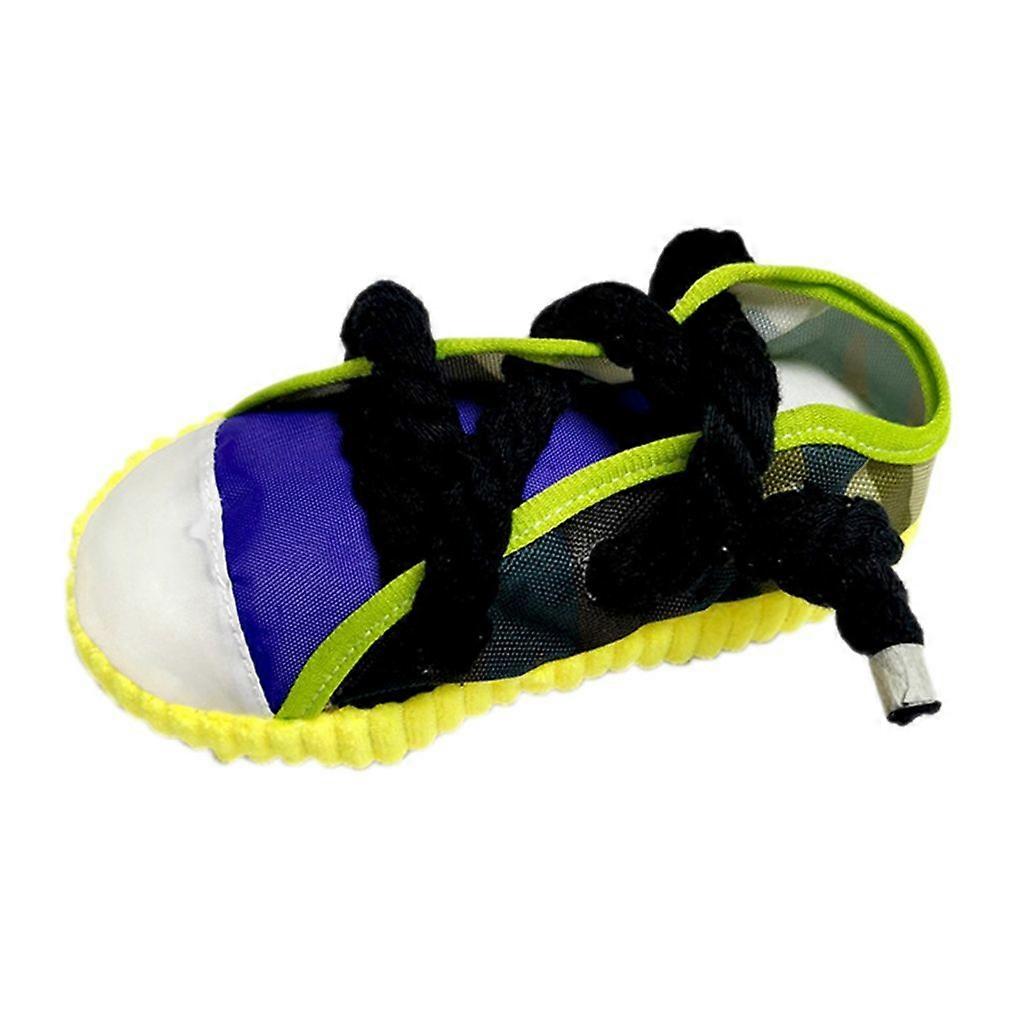 Dogs Chew Toy Soft Plush Shoe Pets Sounding Squeak Rope Toy Puppy Indoor Toy