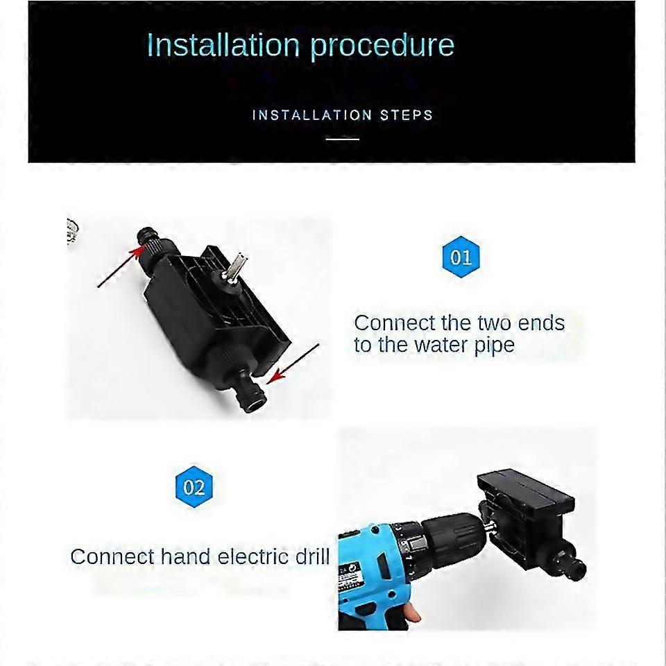 For Portable Mini Electric Drill Pump Self-priming Water Pump