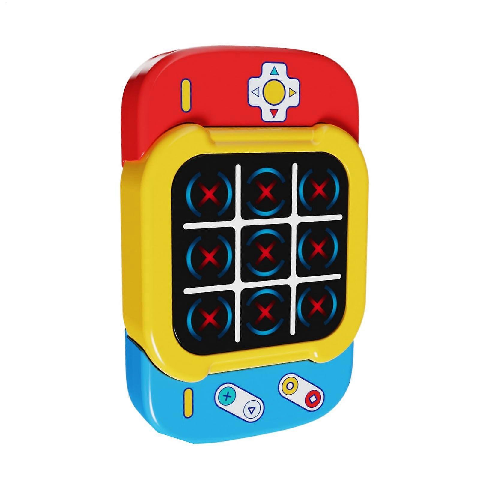 Portable Travel Games Electronic Puzzle & Handheld Console, Three-Mode Rapid-Response, 2-Player Toy For Kids Teens
