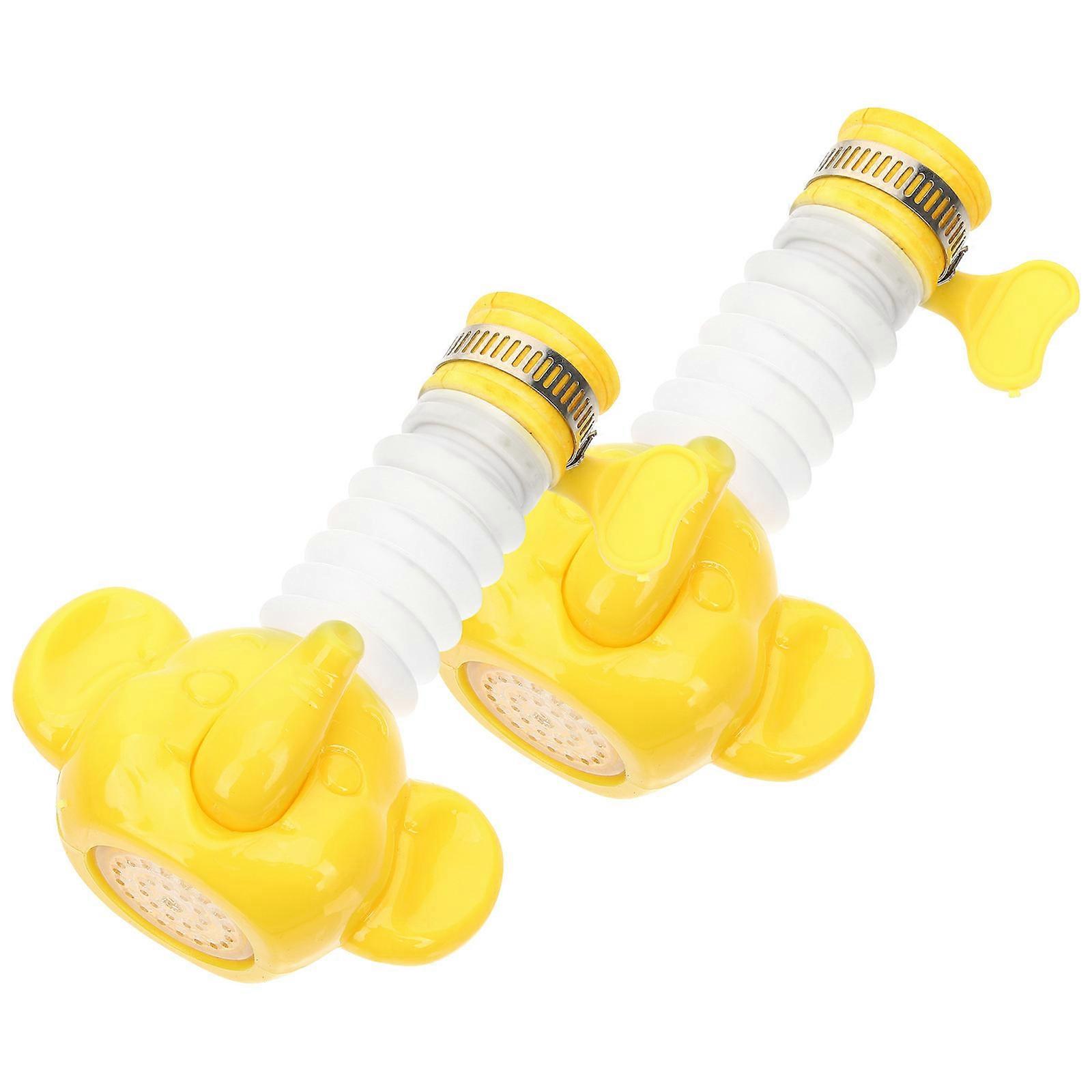 キッチンタップアタッチメントユニバーサルキッチンタップエクステンションアンチスプラッシュノズル2個