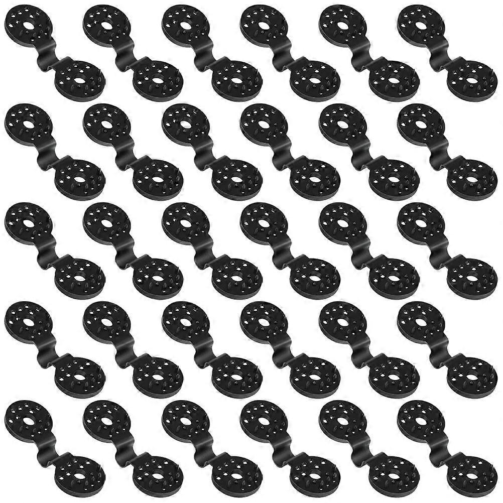 Heavy Duty Plastic Tent Fastener Clips with Carabiner Durable Weather Resistant Clamps for Camping & Tarp Securing (100pcs)
