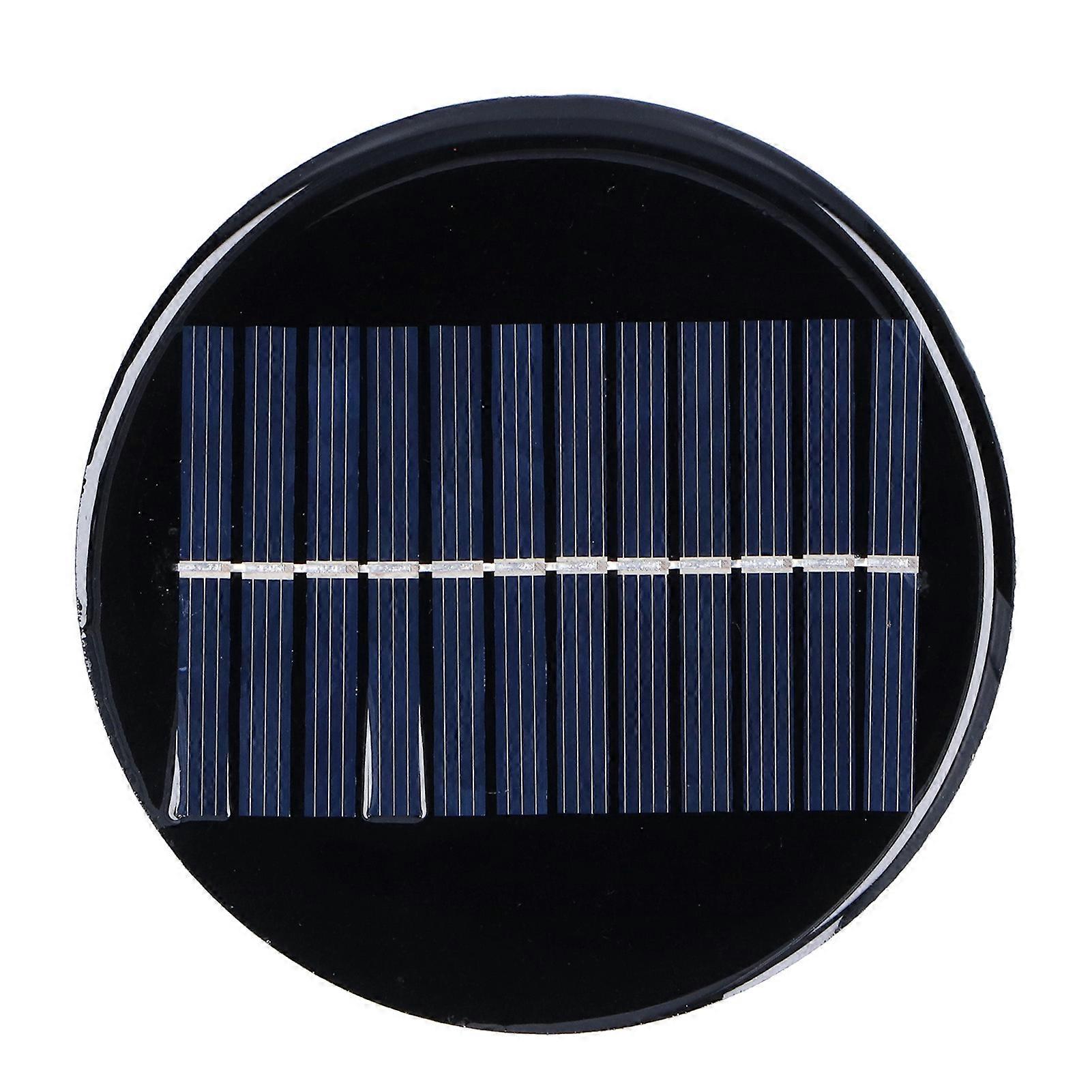 0.8W 6V 10cm Round Solar Panel DIY Solar Panel Solar Charging Board for Solar Light