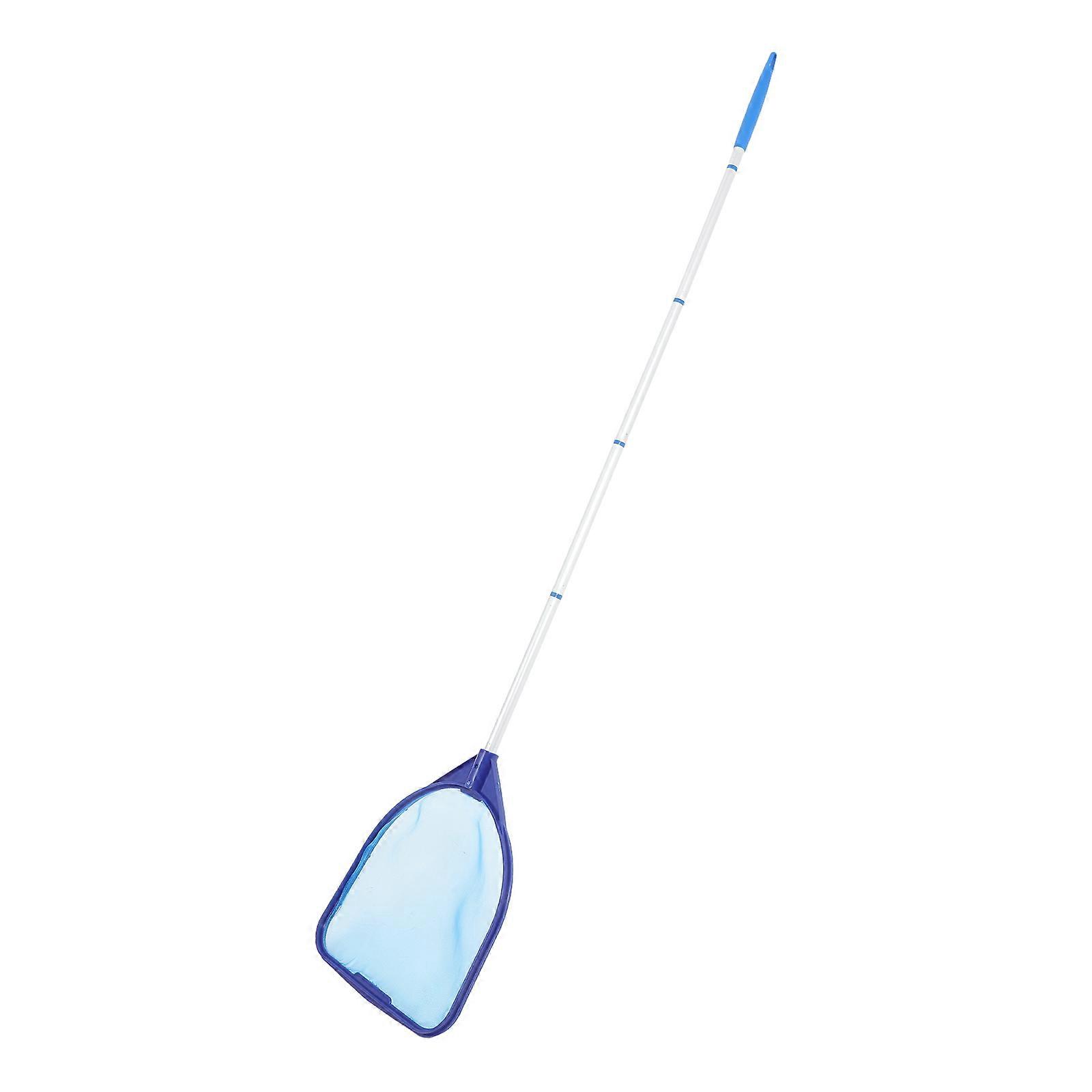 Swimming Pool Cleaning Net Pond Skimmer Tool Blue 153.00X29.00X1.50CM Cleaning Debris Removal 1Set