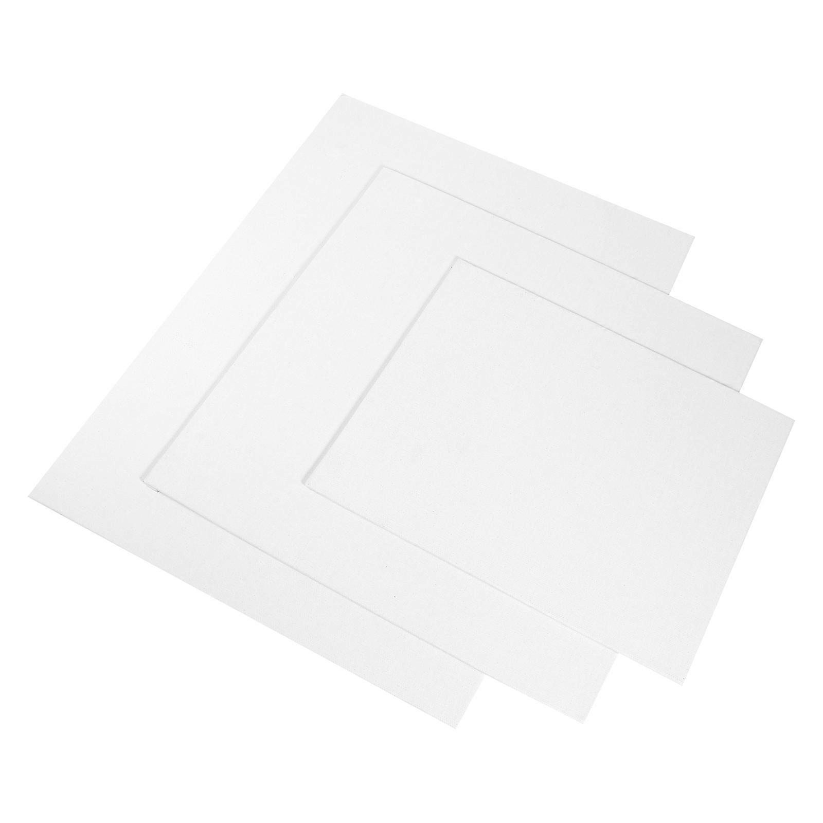 Painting Kit Canvas for Painting Kids Rectangular Shape Thickened Diy Panel Hobbyists Wear Resistance 3Pack