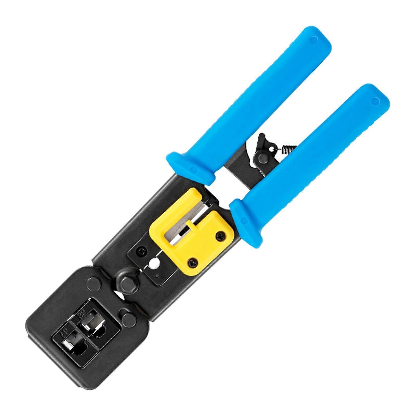 RJ45 Crimping Tool for RJ45 Connectors, Network Connectors for CAT5, CAT5e, CAT6, RJ11, RJ12, RJ45 Telephone Cables