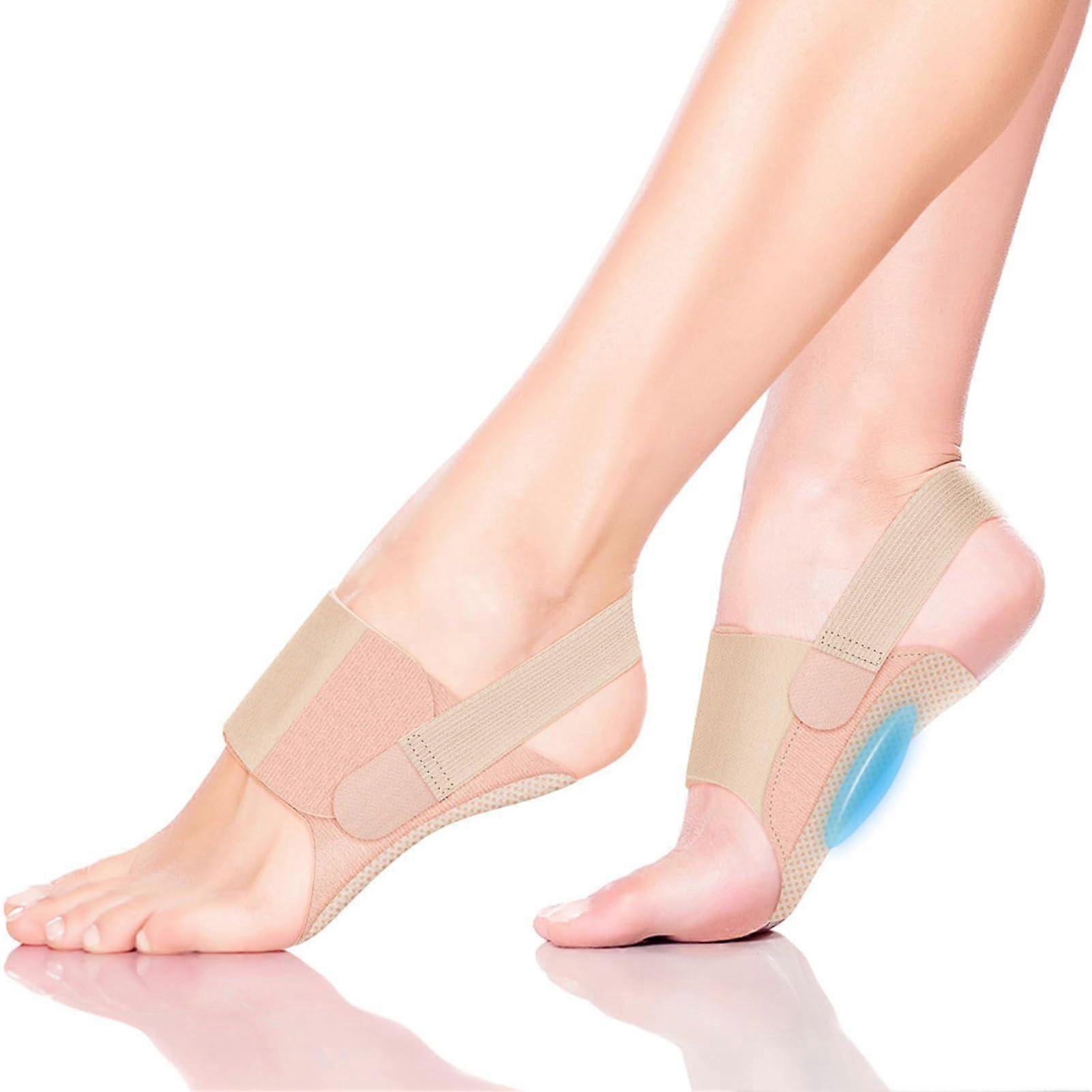 Arch Support Brace: Adjustable, Washable And Reusable Arch Support Wrap For Flat Feet And Plantar Fasciitis, One Size