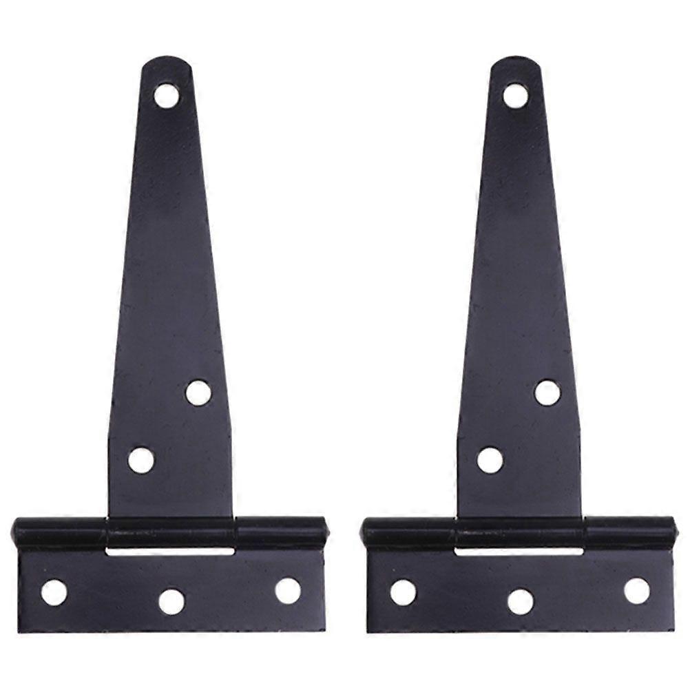 2pcs Gate Hinge T Strap Shed Door Hinge Fence Gate Tee Hinge Wrought Hardware