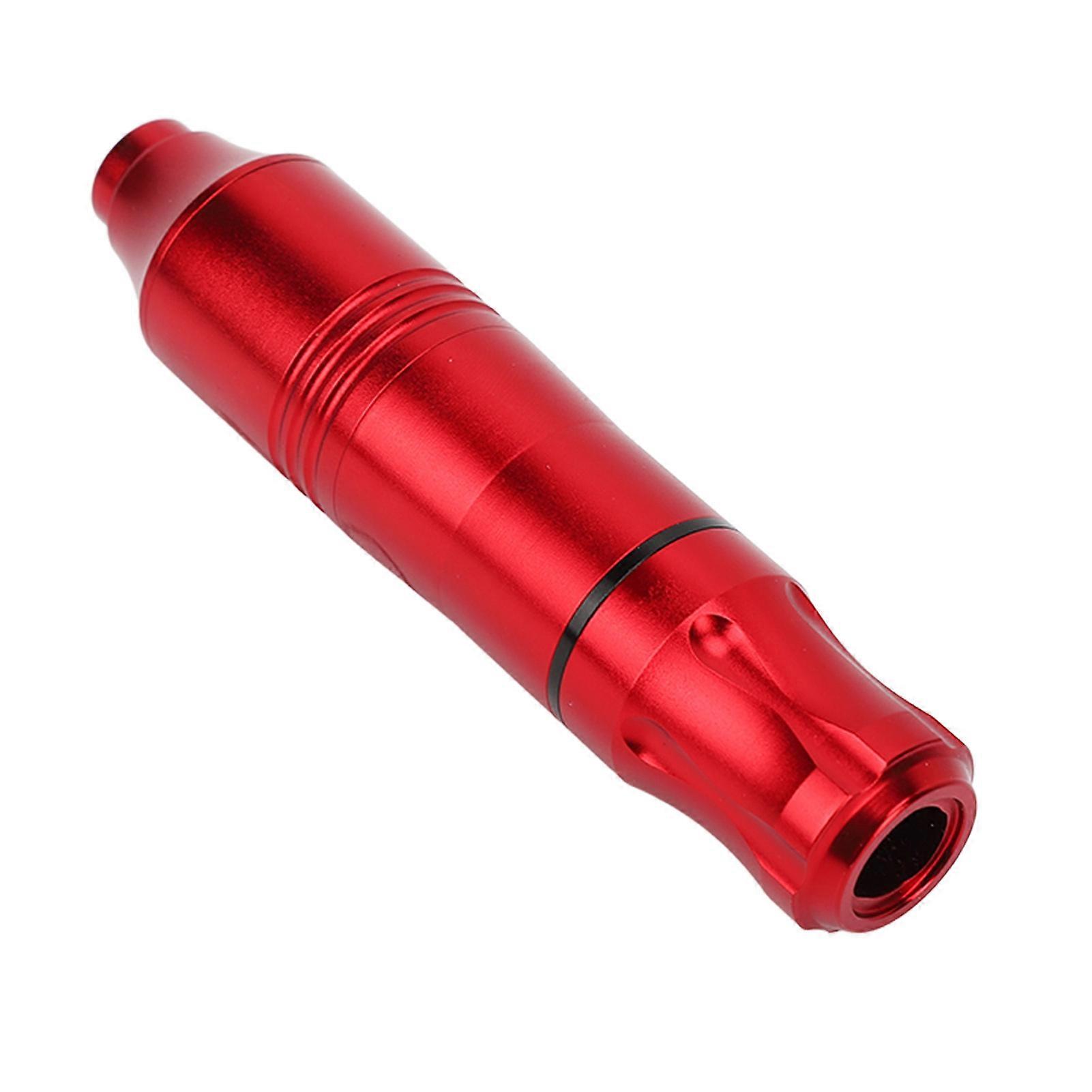 Red DC Tattoo Pen Set Black Lightweight Tattoo Power Supply Set Professional Complete Tattoo Set 90‑265V US Plug