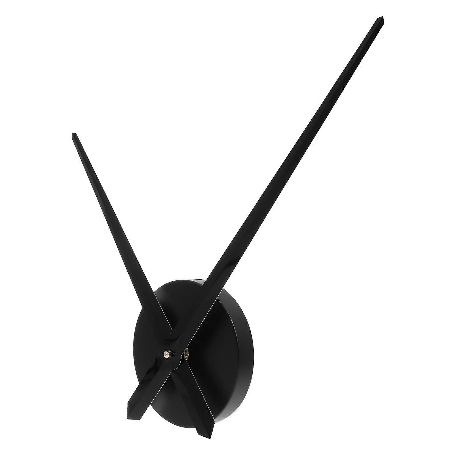 Black Aluminum Clock Movement for Most Clocks with Silent Design and Precise Timekeeping 1 Set