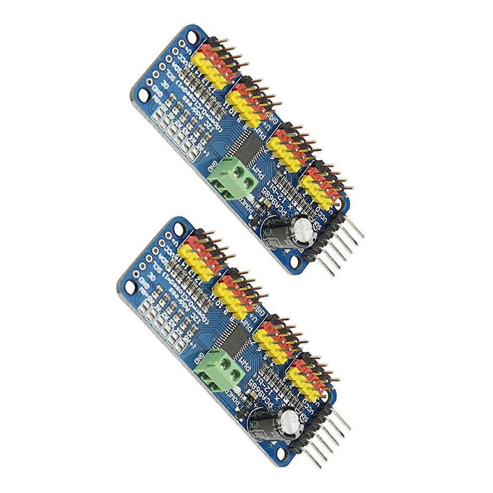 PCA9685 12 Bit 16 Channel PWM Controller Board For SG90 Motor Driver Industrial Equipment Control Module Replacement Multicolor