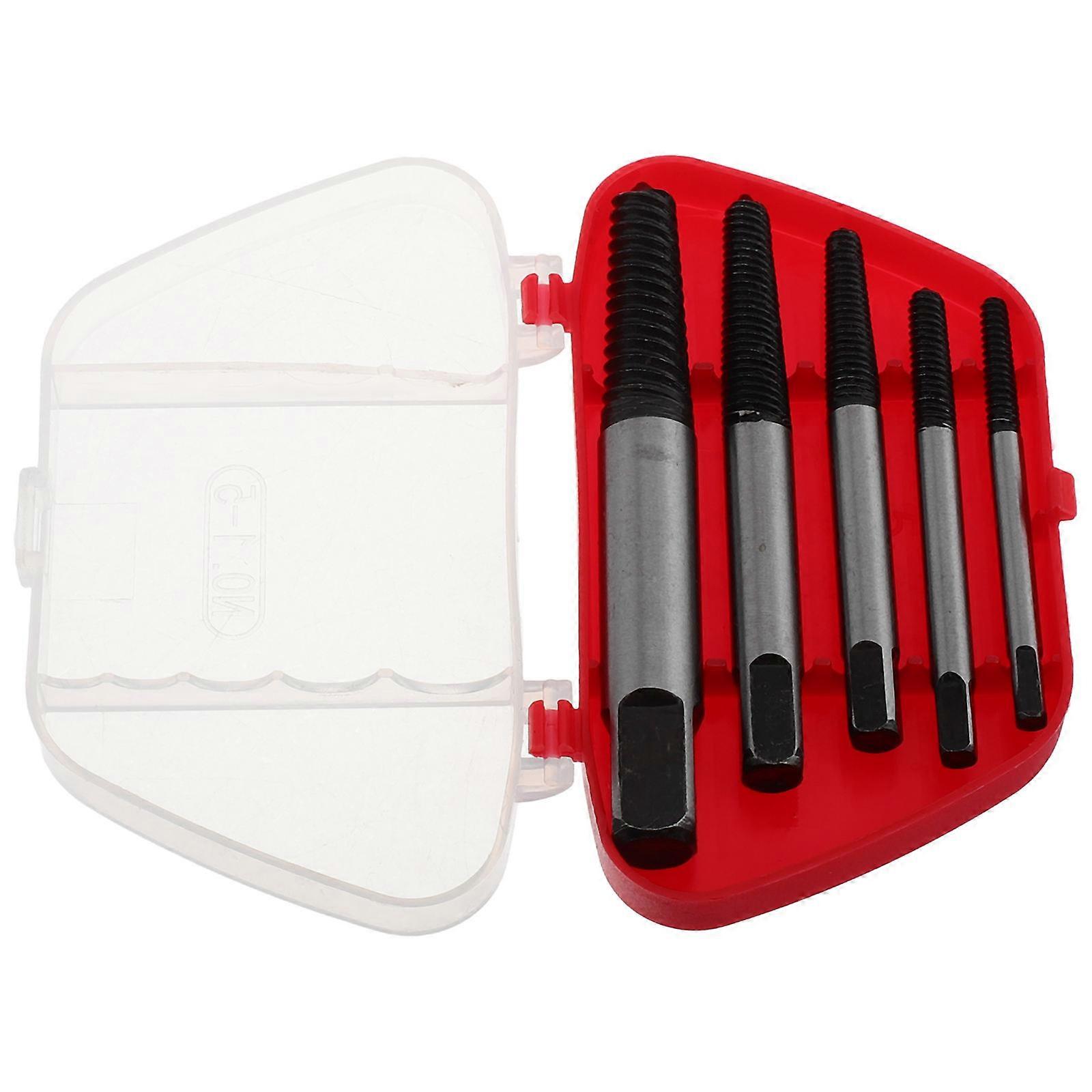 Mechanical Processing Screw Remover Set Tool for Screw Extraction 5Pcs