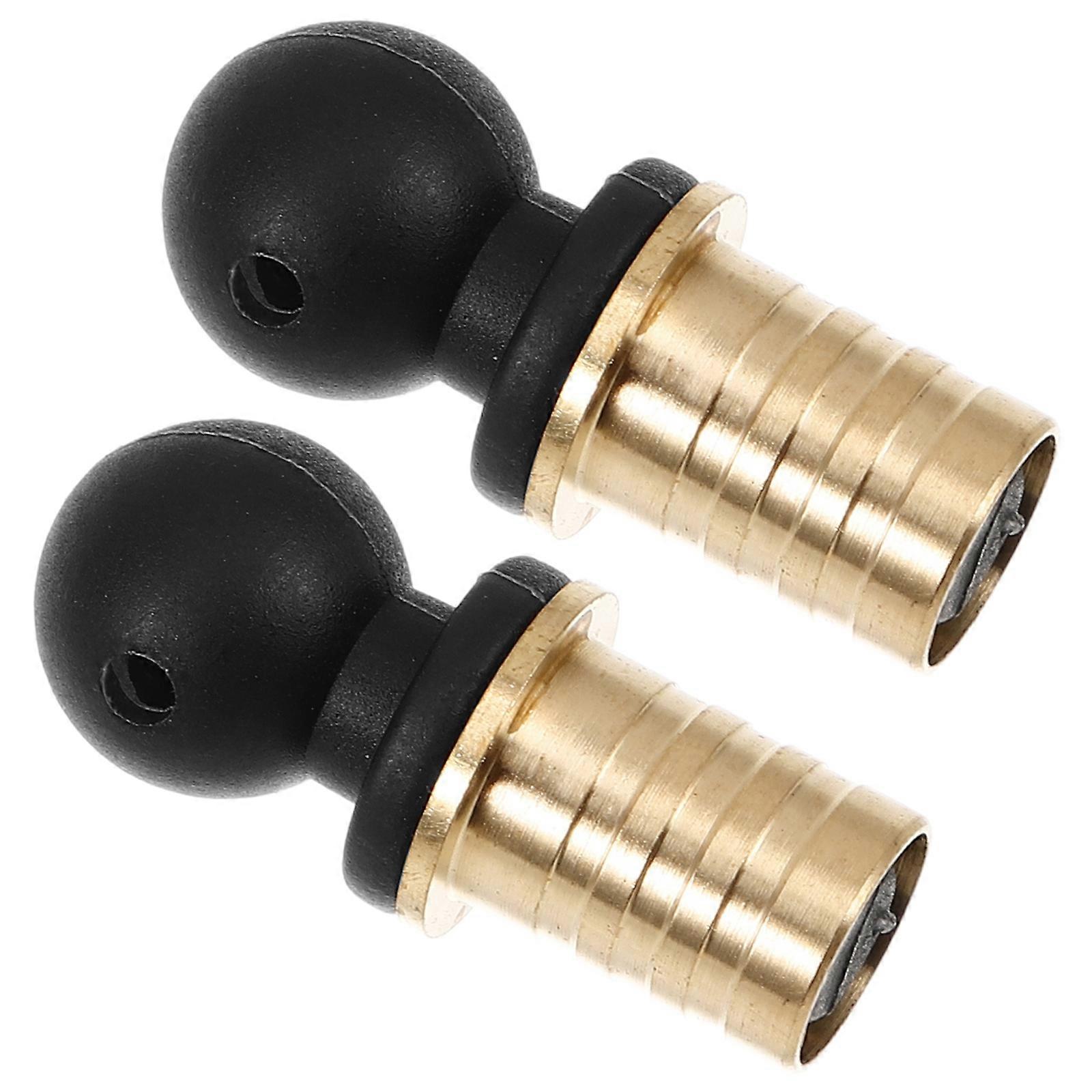 Here's a refined and engaging product description based on your input:
**2pcs Gourd Stoppers – Stylish Brass Plugs for & Sparkling