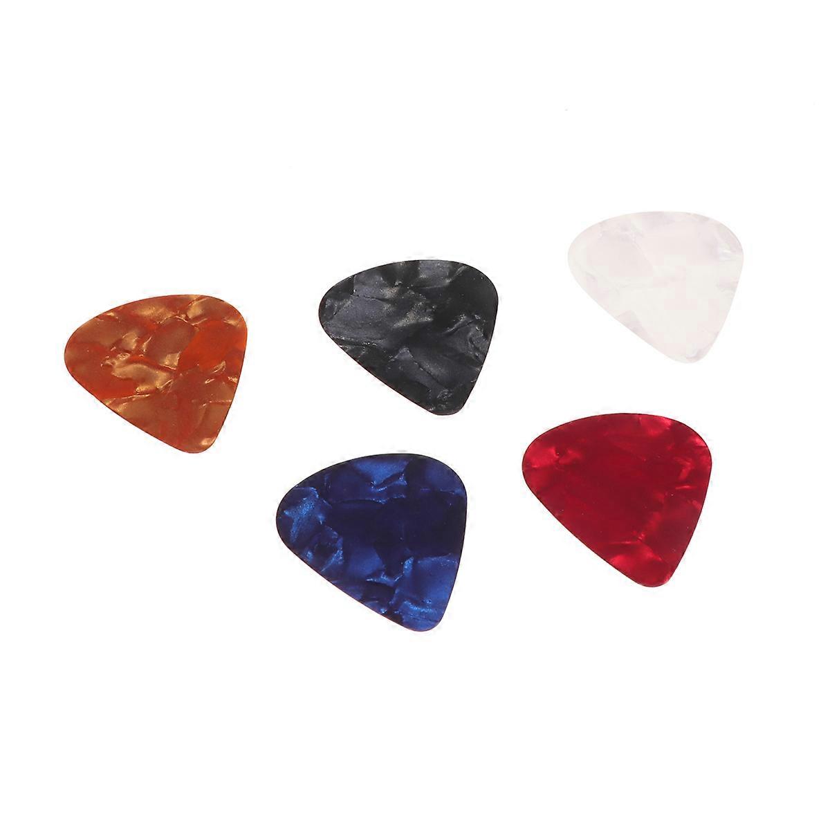 Electric Guitar Pick Plectrum For Music Practice Performance Assorted Color 2.6X3Cm Production 5Pcs