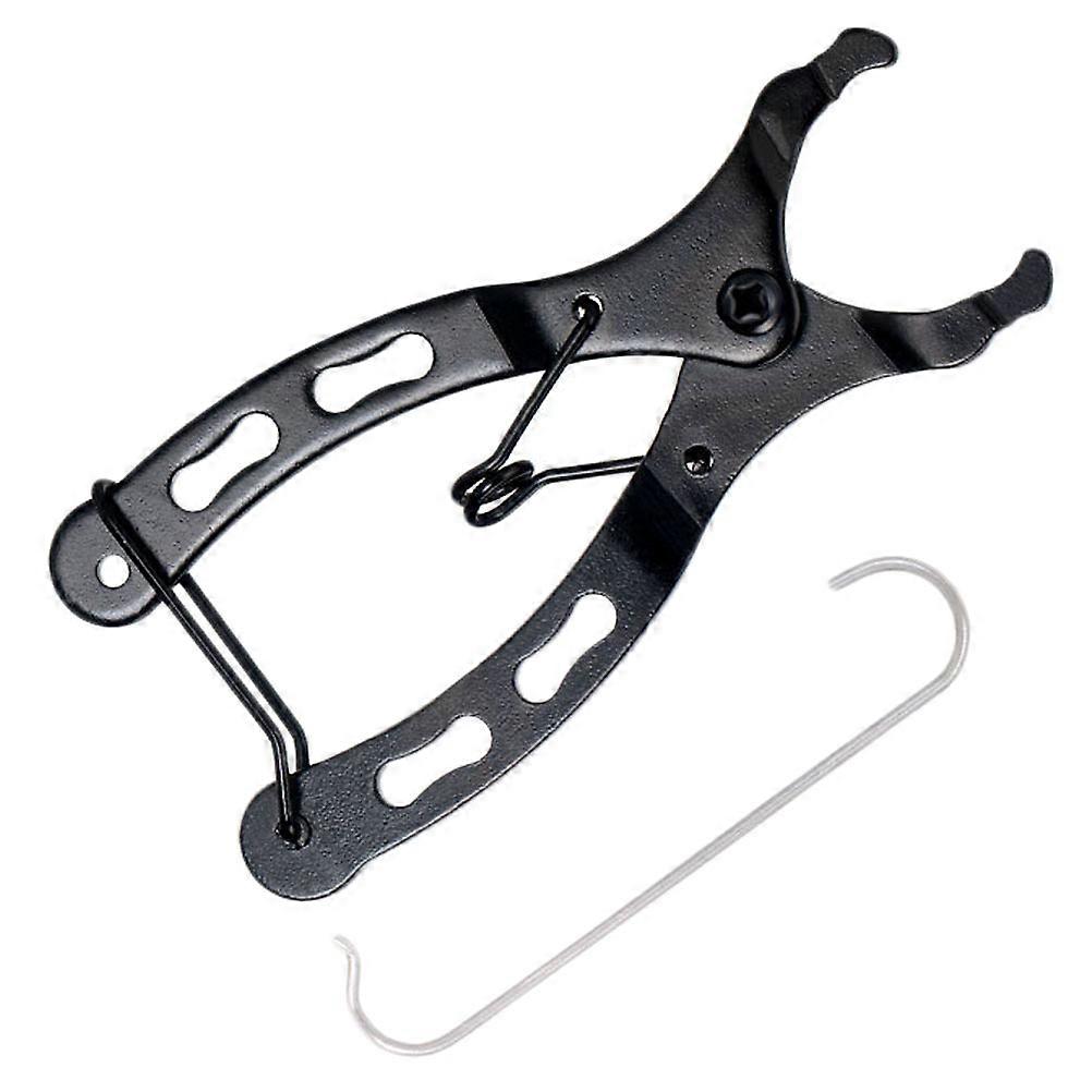 Bike Chain Disassembly Wrench for Mountain Bike with Strong Durable Steel Material Black Color Compact Design for Car Use