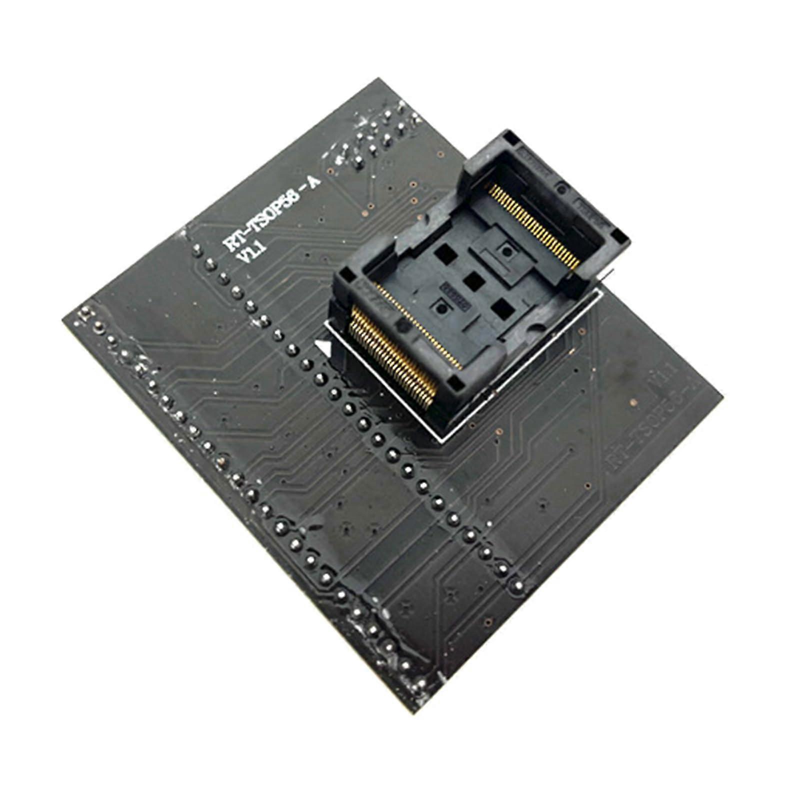RT809H Programmer TSOP56 Adapter Socket TSOP56-A V1.1 for Electronic Devices, 56-Pin Compatible Programming Tool