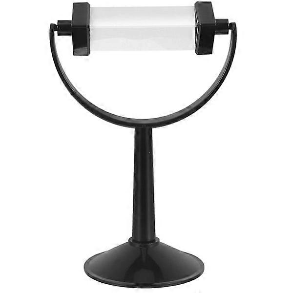 Optical glass triangular prism physics spectrum teaching triangular prism with bracket (18X11CM, as shown in the picture)