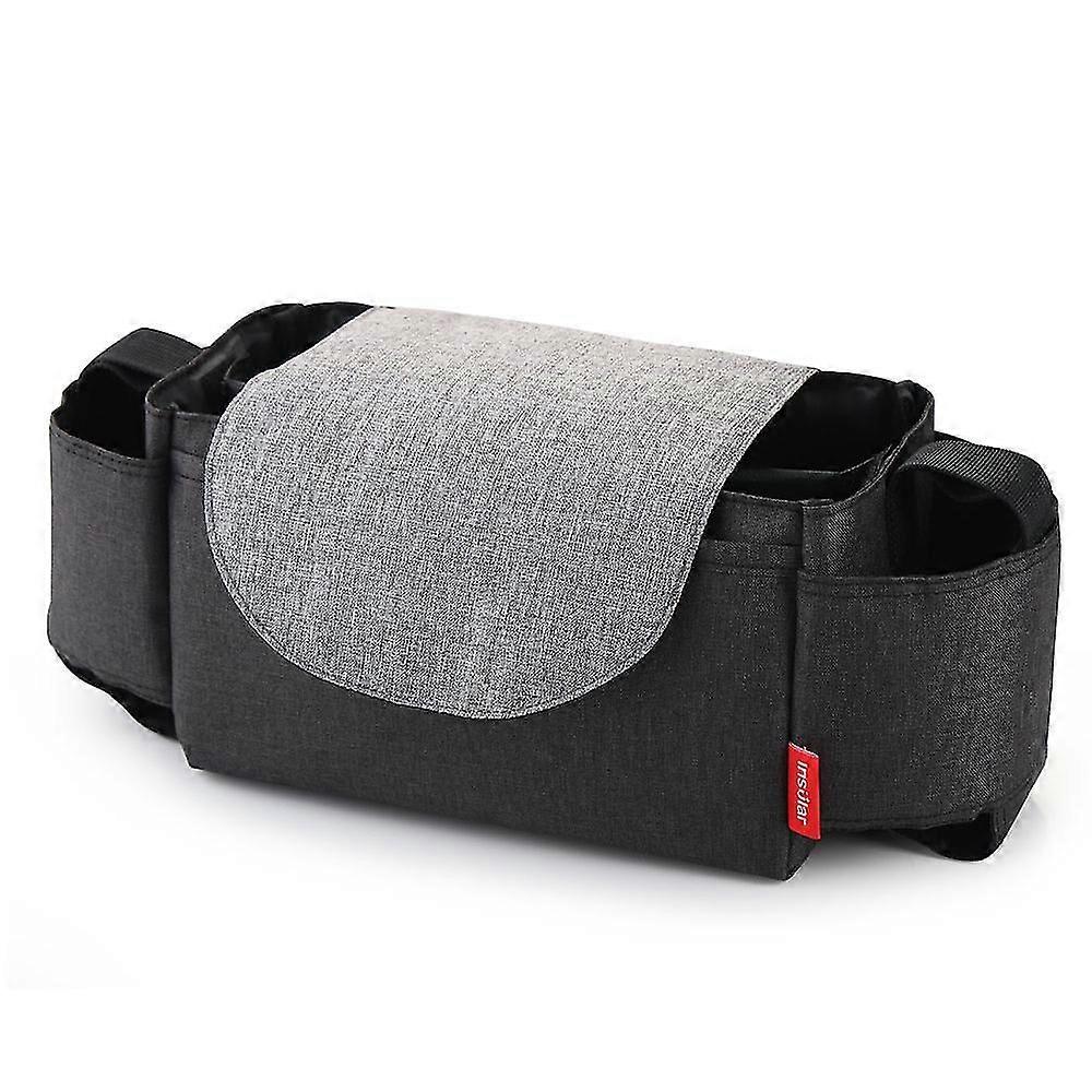 Organizer for pram or stroller, stroller storage bagBlack