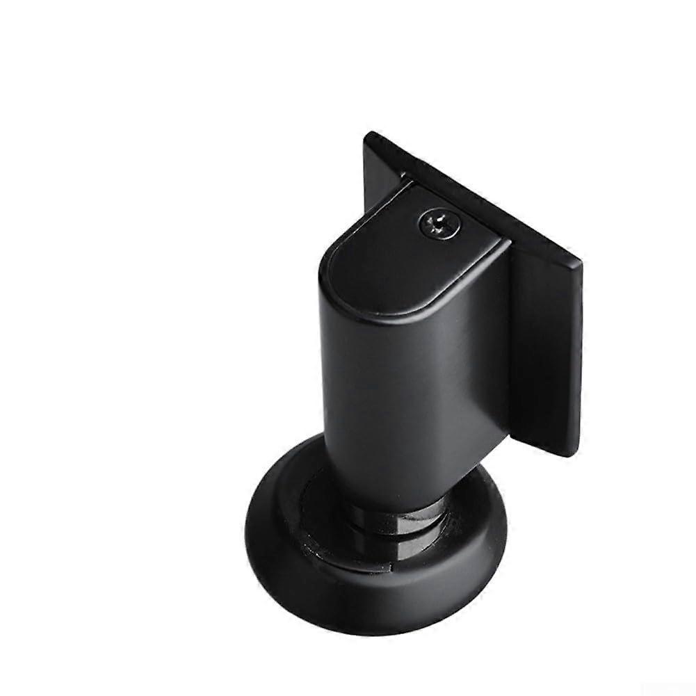 Windproof floor door stopper with mechanical technology for enhanced durability (black)