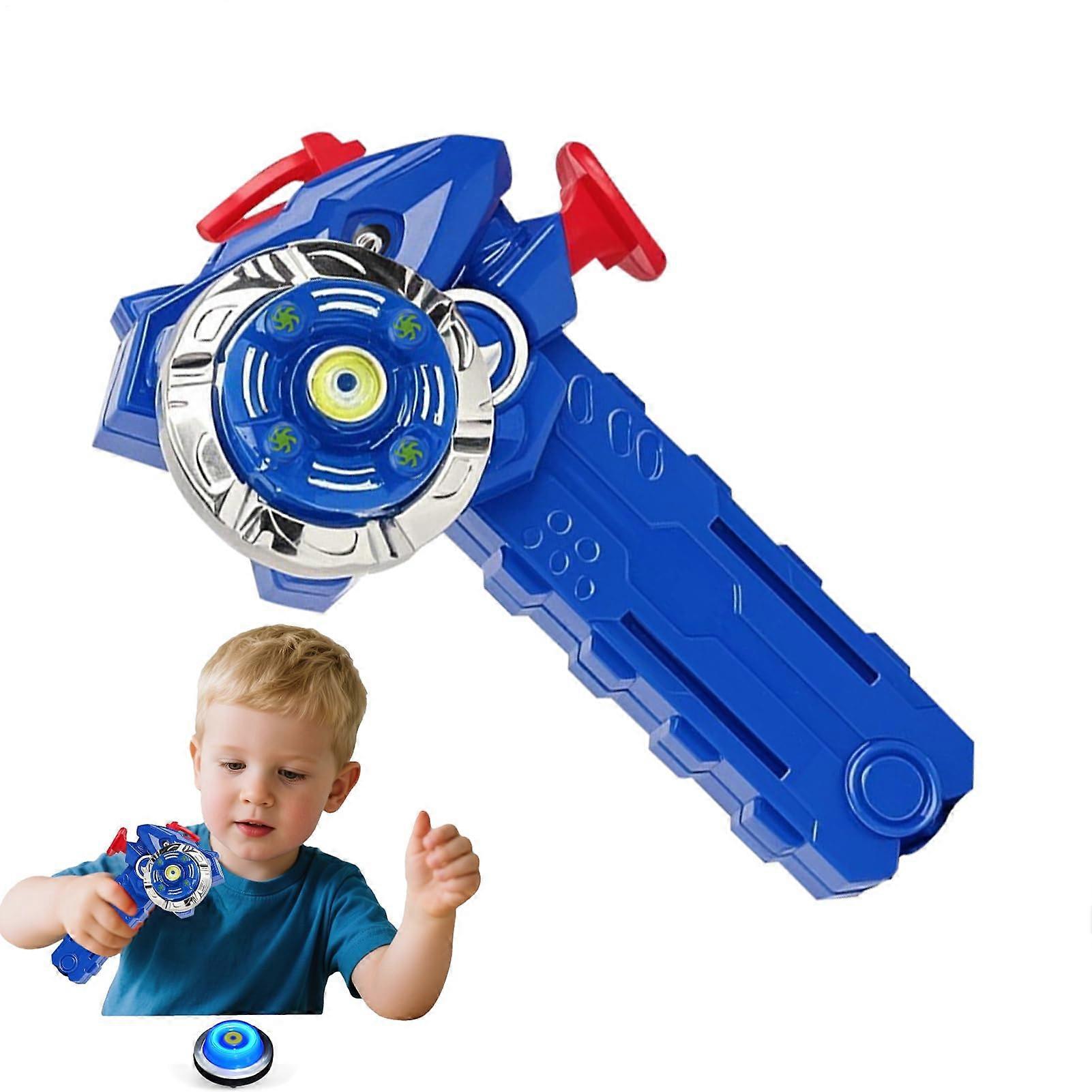 Light-Up Gyroscope Spinning Top Toy with Pull Cord
